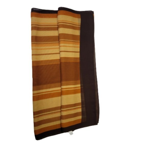 Brown Scarf Striped Scarf Stripes Fashion Scarf-NEW - Picture 4 of 4
